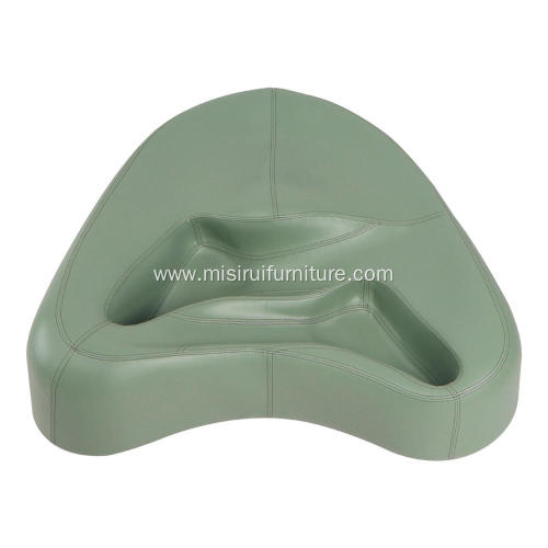 Outdoor yoga meditation triangle light green seat cushion